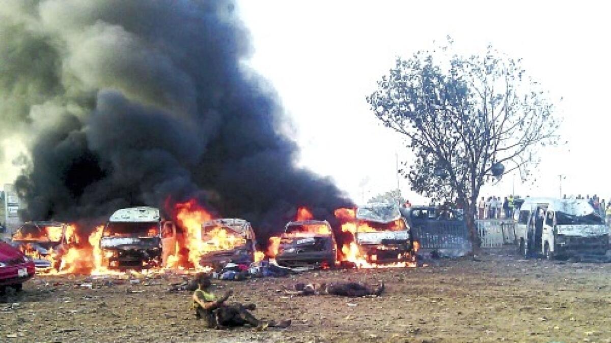 Explosion at police HQ in northeast Nigeria kills 4