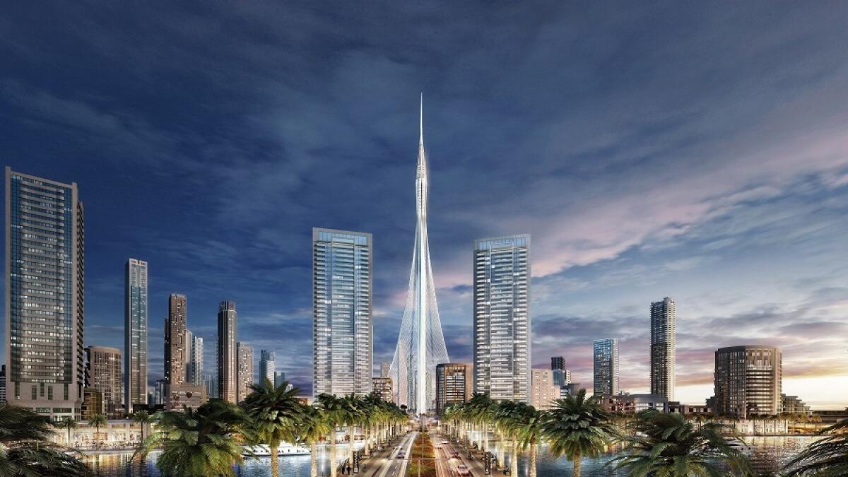 The Tower at Dubai Creek Harbour, is designed by Spanish-Swiss architect Santiago Calatrava, and located in the heart of the master-planned community set by the historic Dubai Creek and only 10 minutes from the Dubai International Airport. 