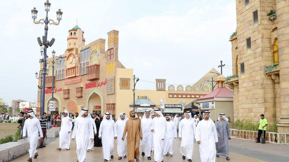 Photos: Sheikh Mohammed makes surprise visit to Global Village Dubai