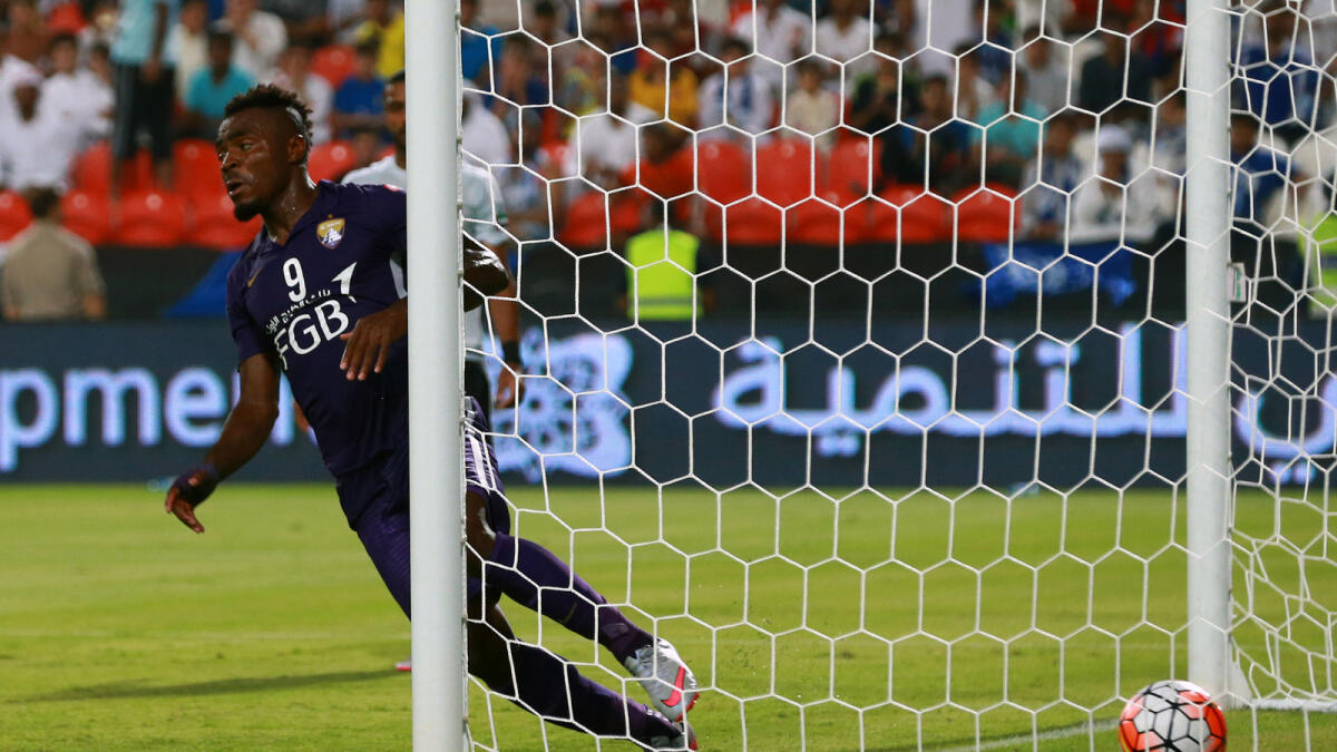 Emmanuel Emenike was twice on target for Al Ain