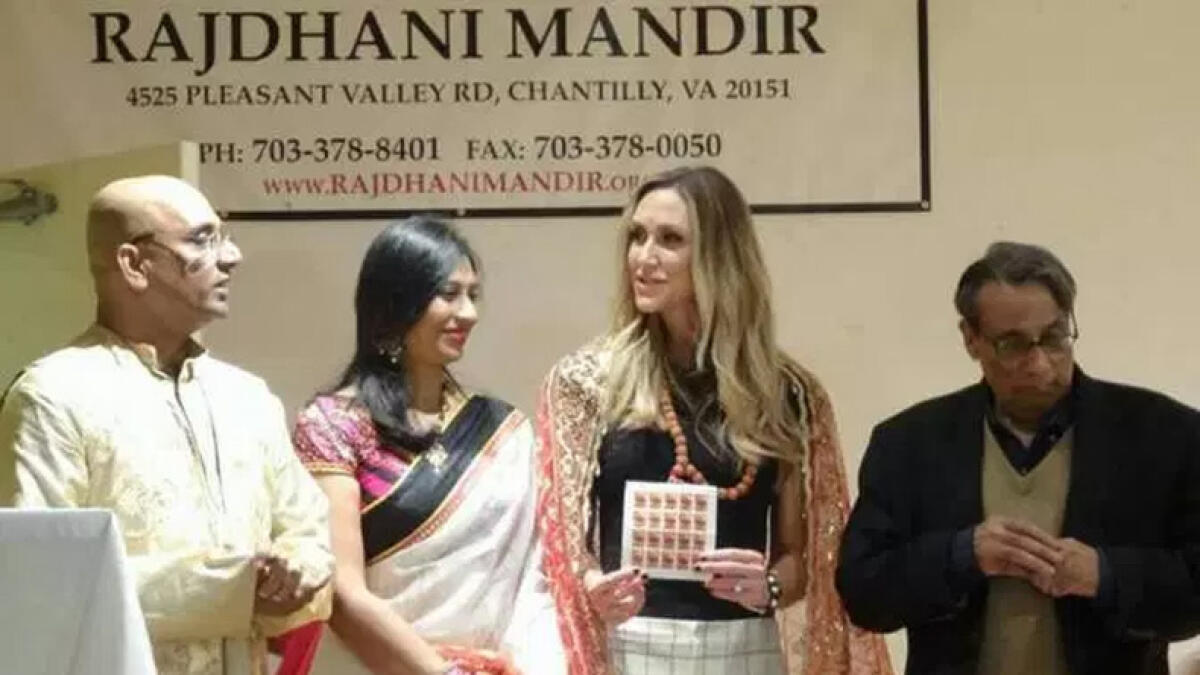 Trumps daughter-in-law celebrates Diwali at Hindu temple
