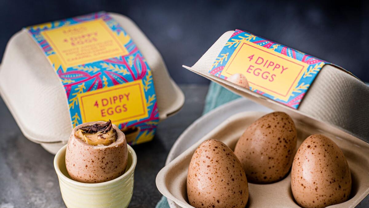 British favourites. Love it or hate it, Marmite is the foodstuff of many conversations and for Easter Marks &amp; Spencer has launched hot cross buns filled with cheese and Marmite. Or you could go for the incredibly indulgent chocolate ganache Dippy Eggs that come in a very cute box.
