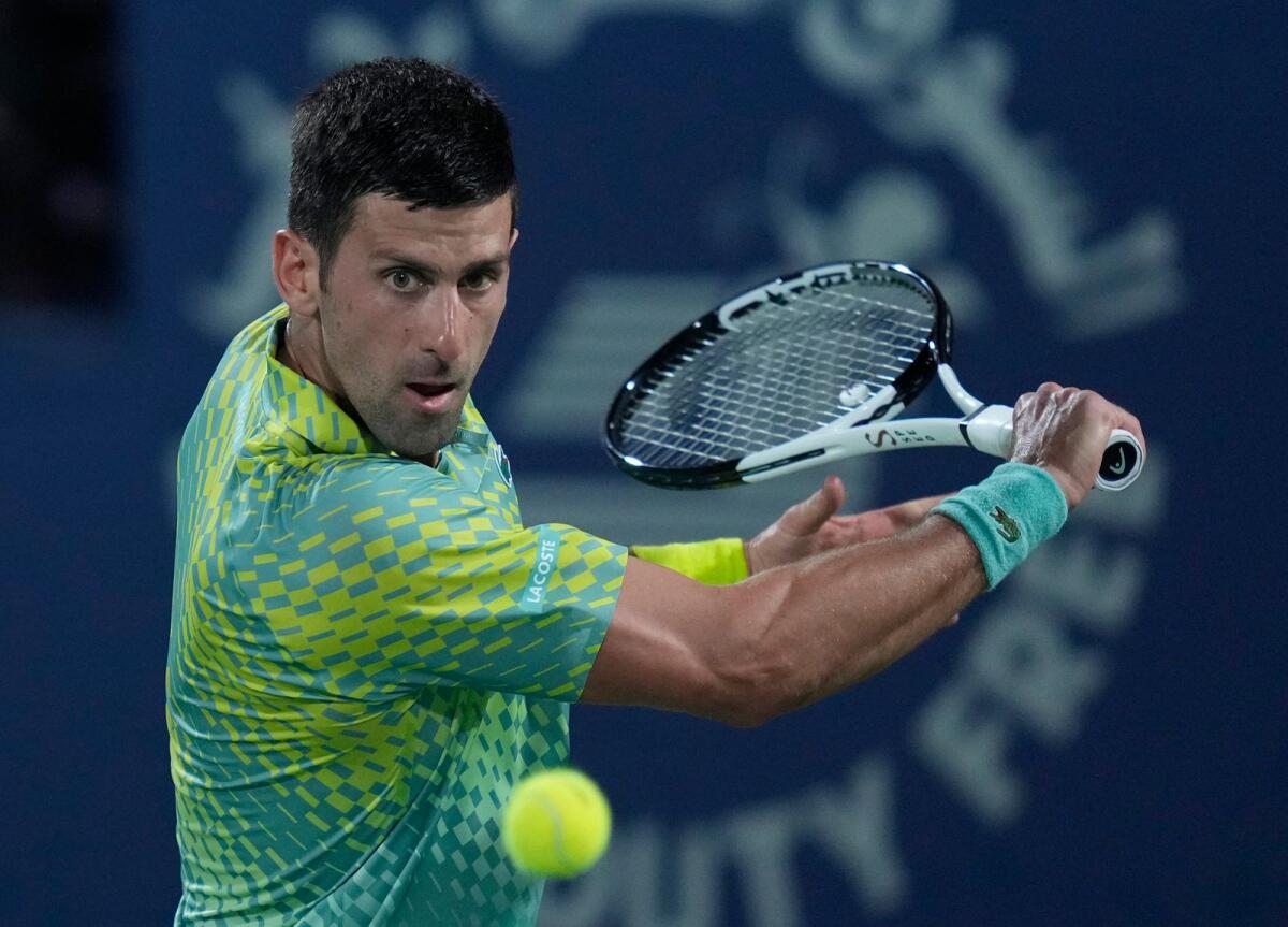 Novak Djokovic withdrew from Indian Wells Masters. — AP