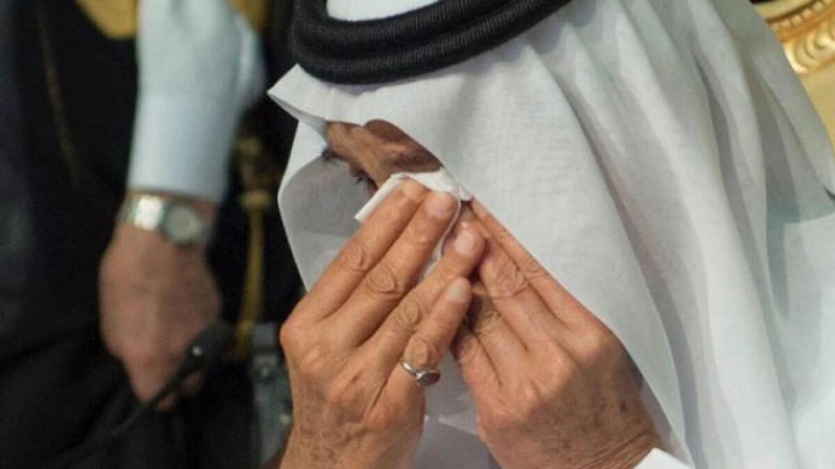 Saudi King Salman moved to tears sons graduation