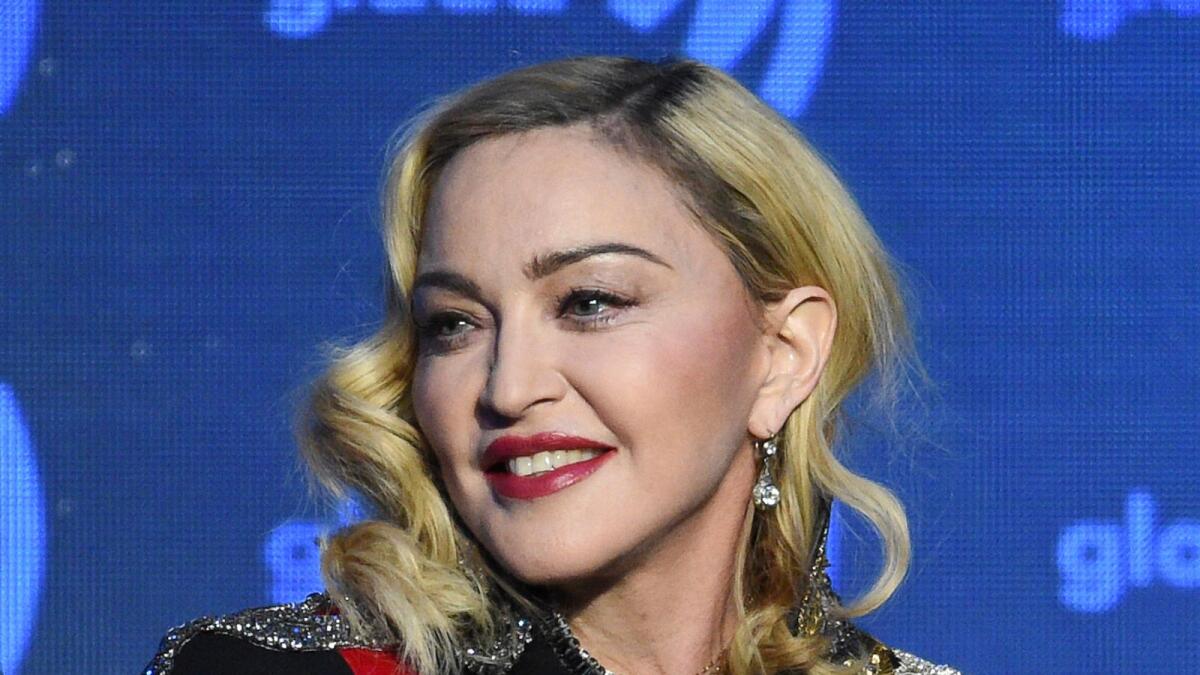 Madonna. — AP file