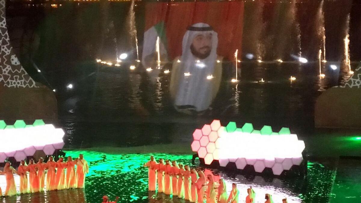 The 44th UAE National Day was celebrated at Business Bay, behind Dubai Design District, on Tuesday evening. Photos: Rahul Gajjar/Khaleej Times