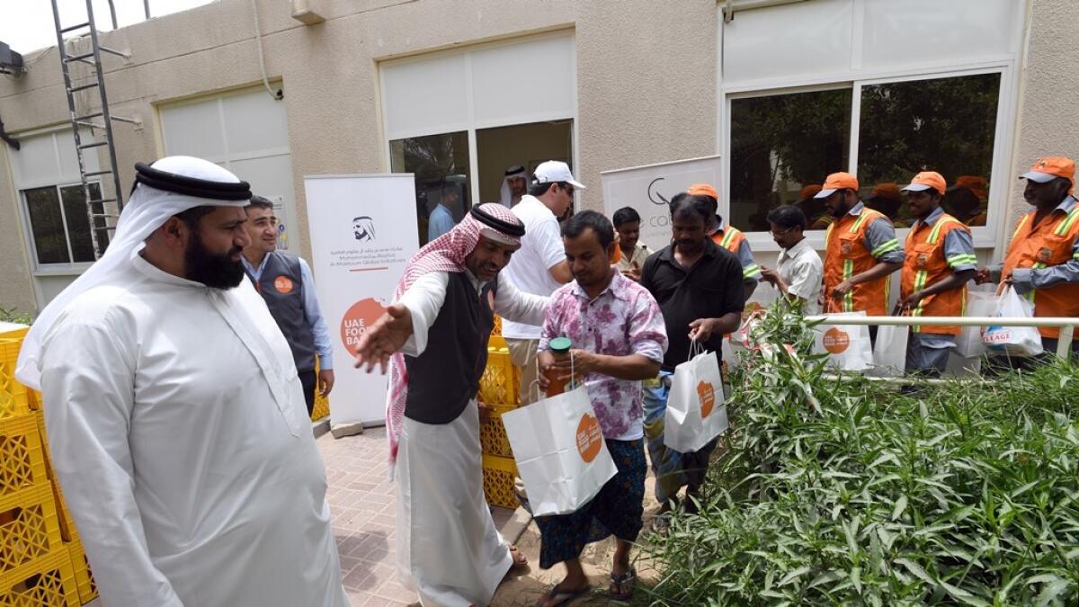UAE Food Banks summer giving benefits 1,000 workers