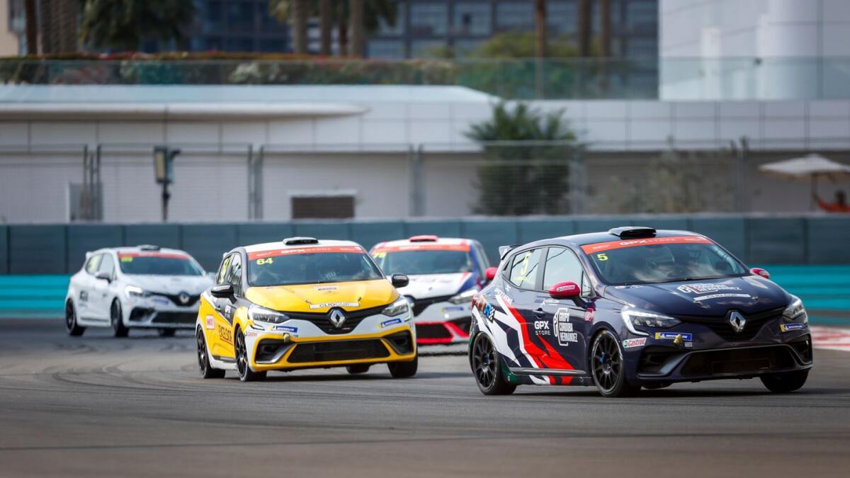 Yas Marina Circuit will host Yas Racing Series Round 1- Clio Cup Middle East Race 2. - Supplied photo