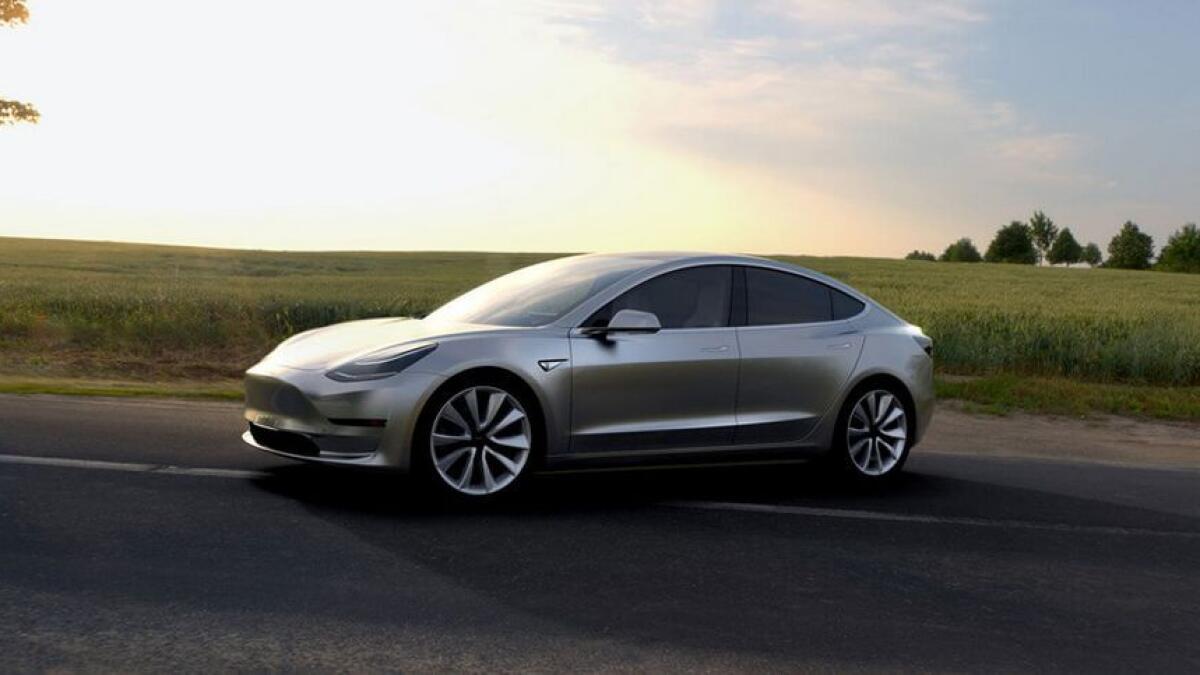 Book a Tesla electric car in Dubai for only Dh4,000