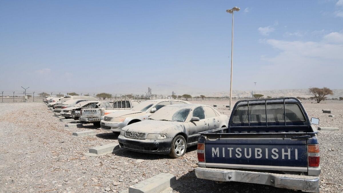 Ten traffic patrols have been specified in the morning shift just to spot any abandoned vehicle in the emirate.-Supplied photo