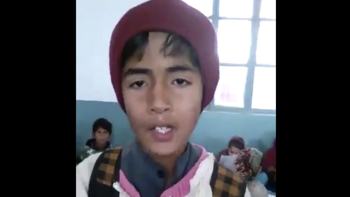 Video: Pakistani boy singing leave request is hilarious