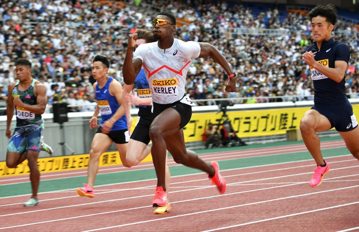 Fred Kerley of the US says he will be in the best shape ever for future athletic competitions this season. - AFP
