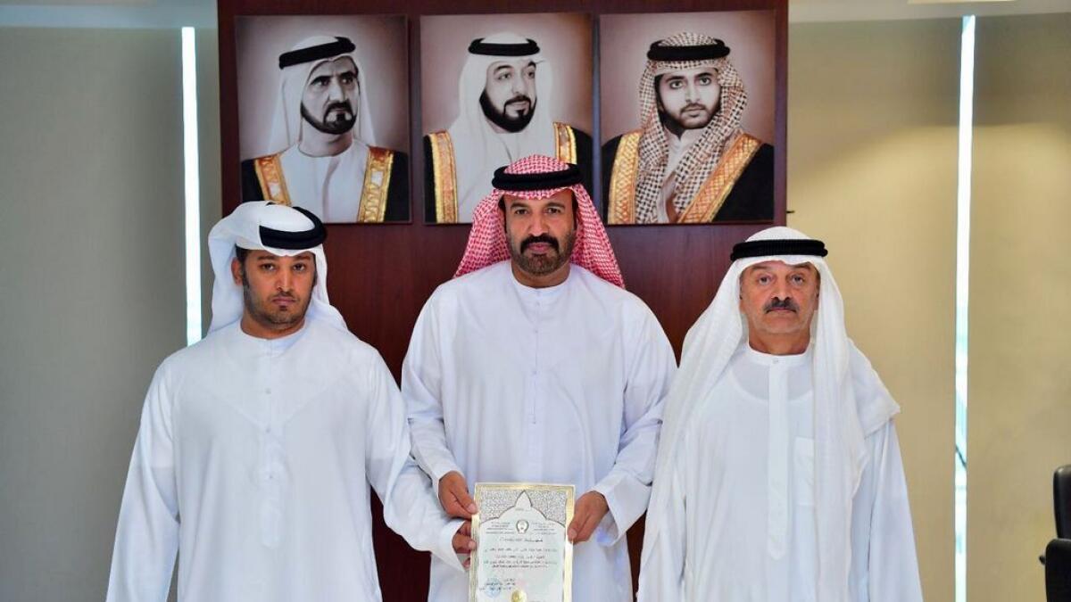 Emirati honoured for rescuing 18 sailors