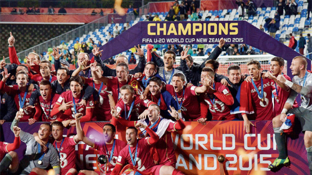 Serbia world champions at Under-20 World Cup