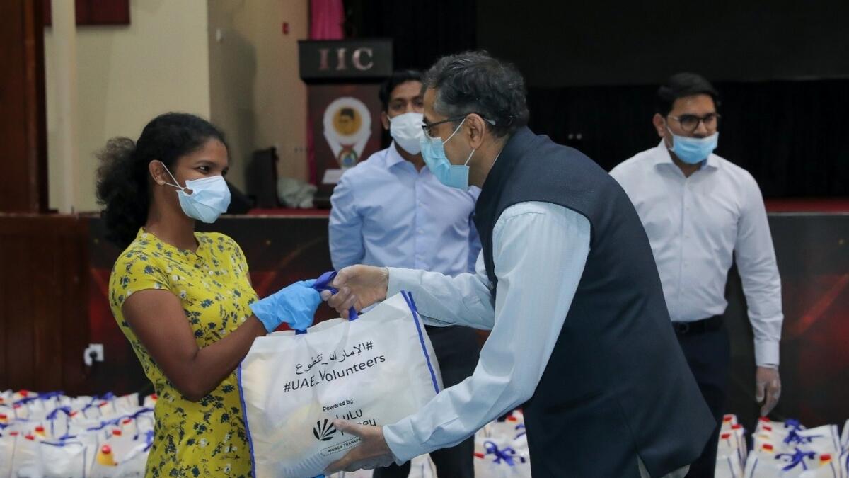 Coronavirus, covid19, relief, Indian Embassy, UAE, distributes, 1,000, food kits, affected, Covid-19 