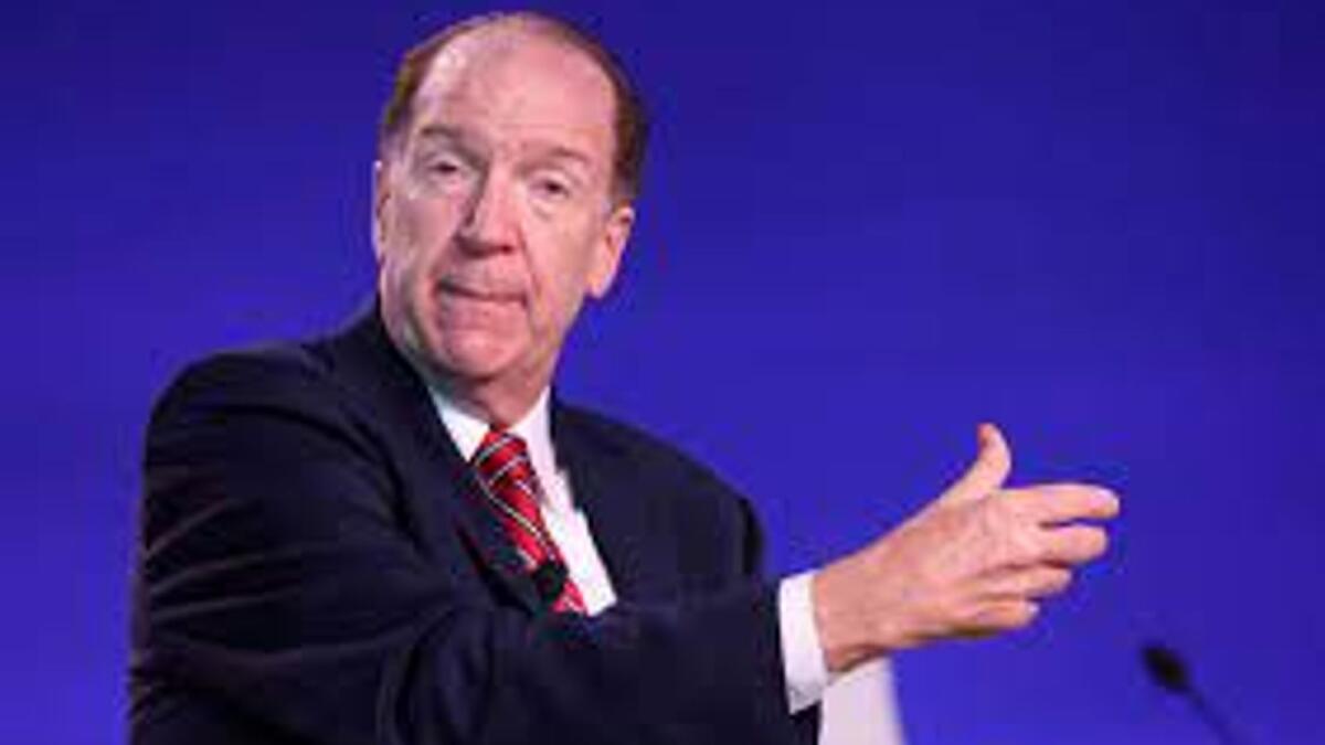 David Malpass, appointed by former President Donald Trump, will vacate the helm of the multilateral development bank, which provides billions of dollars a year in funding for developing economies.