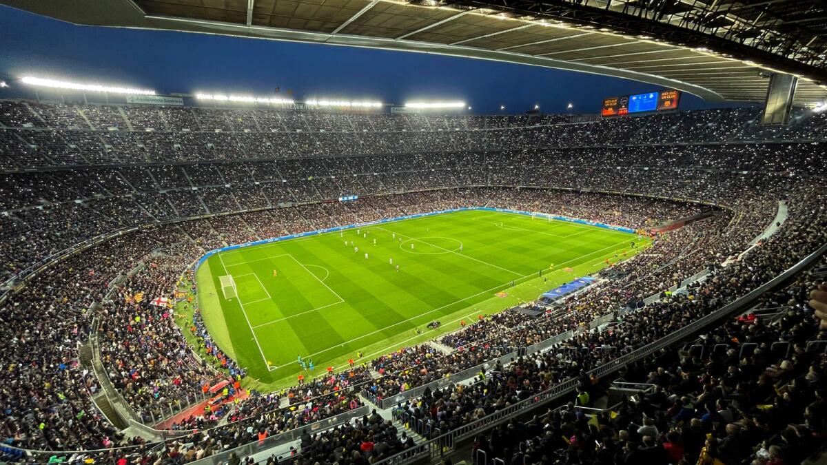Camp Nou, Europe's largest football stadium, will undergo a massive overhaul, FC Barcelona said. (AP)