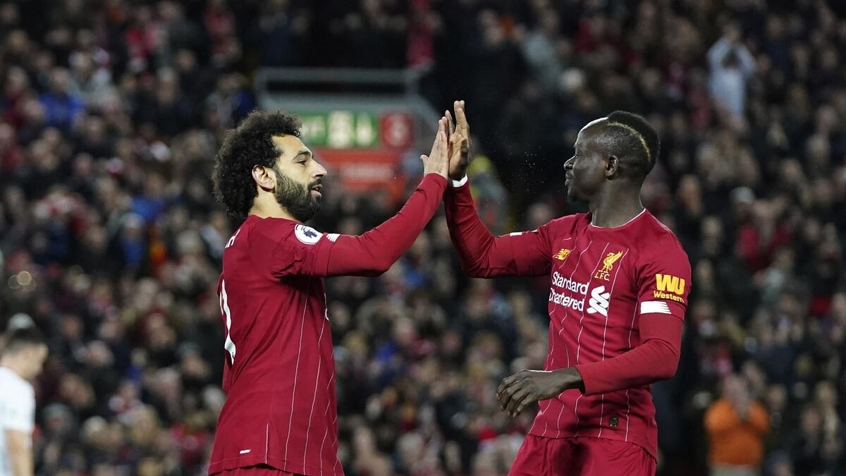 DEADLY DUO: Mohamed Salah and Sadio Mane are ready for final sprint.