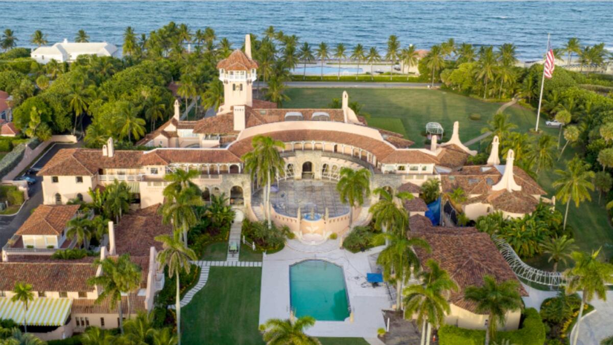 Donald Trump's Mar-a-Lago estate. — AP file