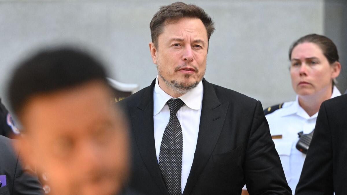 Elon Musk. — AFP