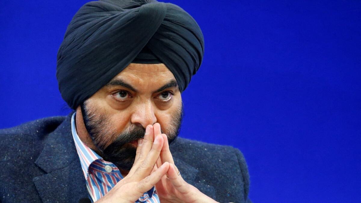 Ajay Banga attending the World Economic Forum annual meeting in Davos, Switzerland  on January 19, 2017.  — Reuters