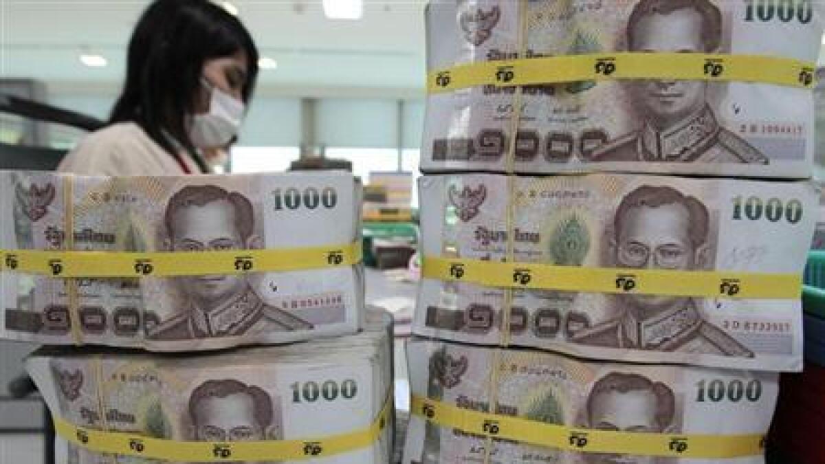 In Thailand, the baht gained as much as 0.4 per cent to its strongest since late January, while the country's stock market also rose as much as half a percent.