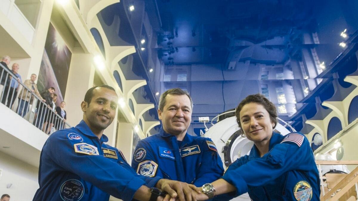 Hazza Al Mansoori, First Emirati astronaut, astronauts, Hazza, along with Sultan Al Neyadi