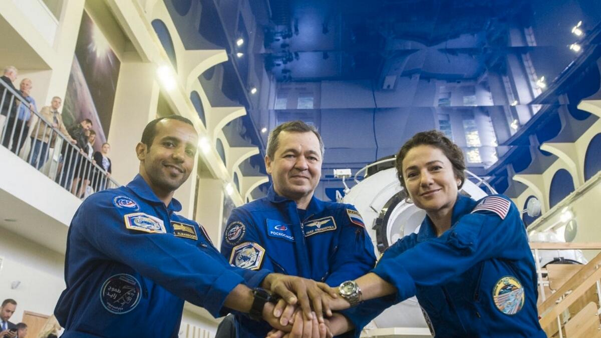 Hazza Al Mansoori, First Emirati astronaut, astronauts, Hazza, along with Sultan Al Neyadi
