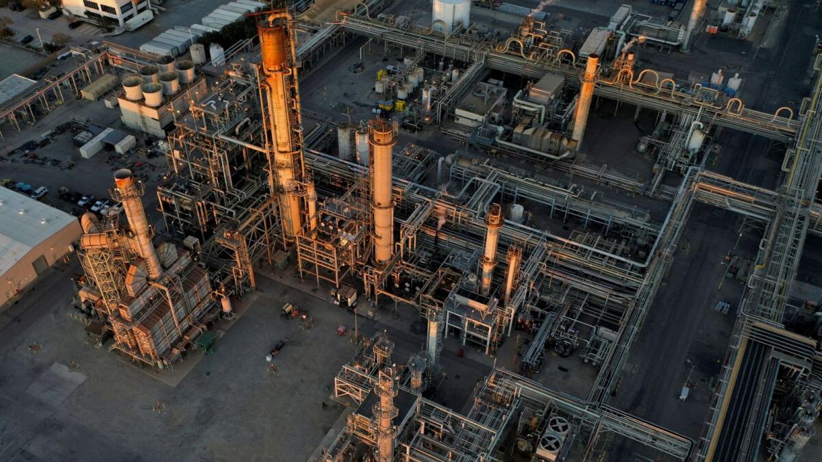 A general view of the Phillips 66 Company's Los Angeles Refinery in Carson, California. — Reuters file