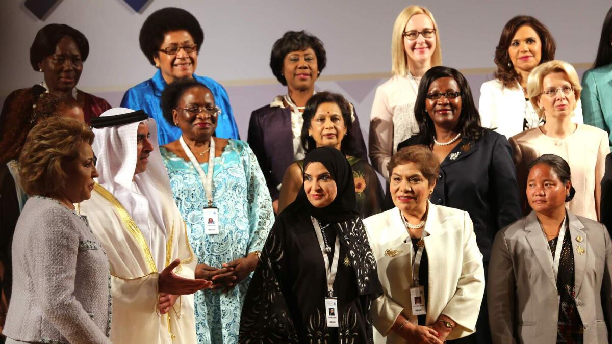 Women in parliament can help shape peaceful future: Al Qubaisi