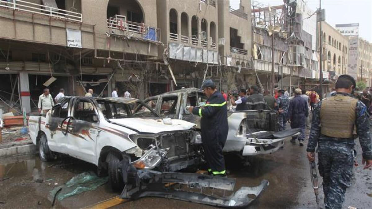Suicide bomber kills three in Iraq capital: Officials