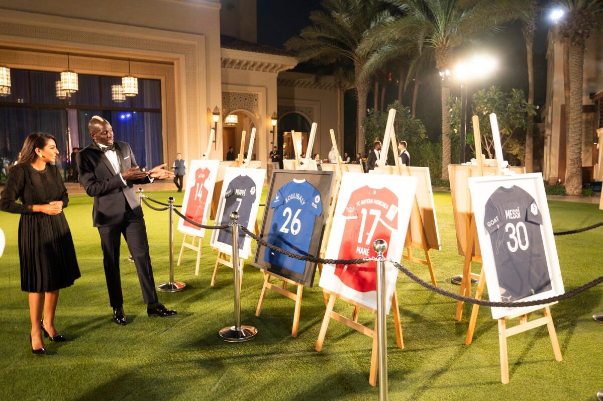 Mamadou Sakho’s Amsak Charity Gala took place in Four Seasons Jumeirah, Dubai. Photo by Shihab