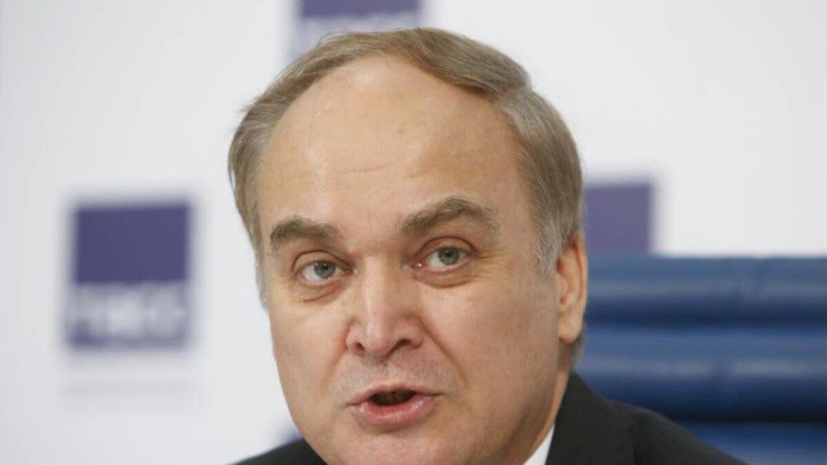 Russian ambassador to the United States, Anatoli Antonov. Reuters