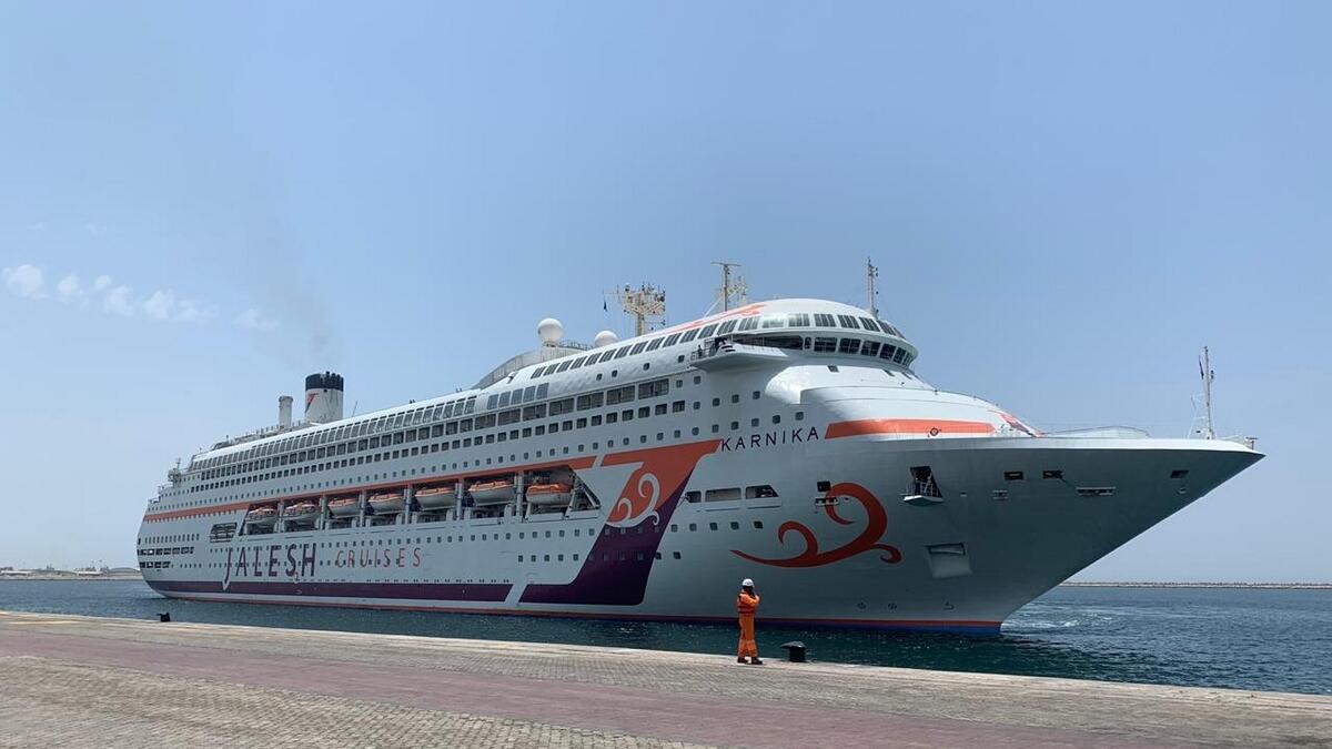 Dubai welcomes Karnika by Jalesh Cruises to Mina Rashid
