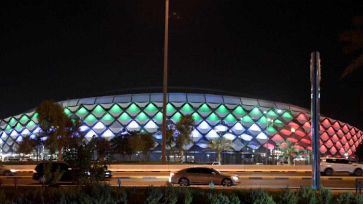 Photos: Abu Dhabis landmarks light up in colours of UAE, Saudi Arabia