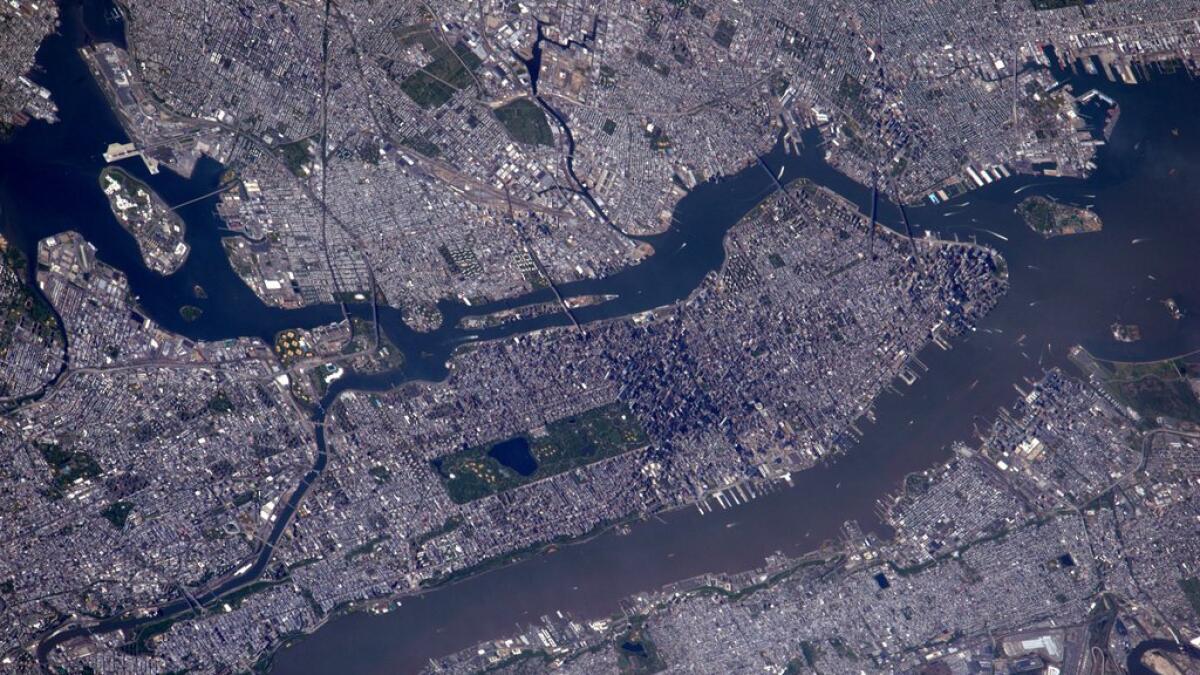 Picture of Manhattan from International Space Station. Tim Kopra/Twitter