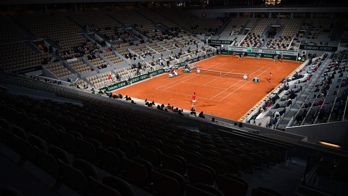 French Open was set to begin on May 23, but will now get underway on May 30.— AFP