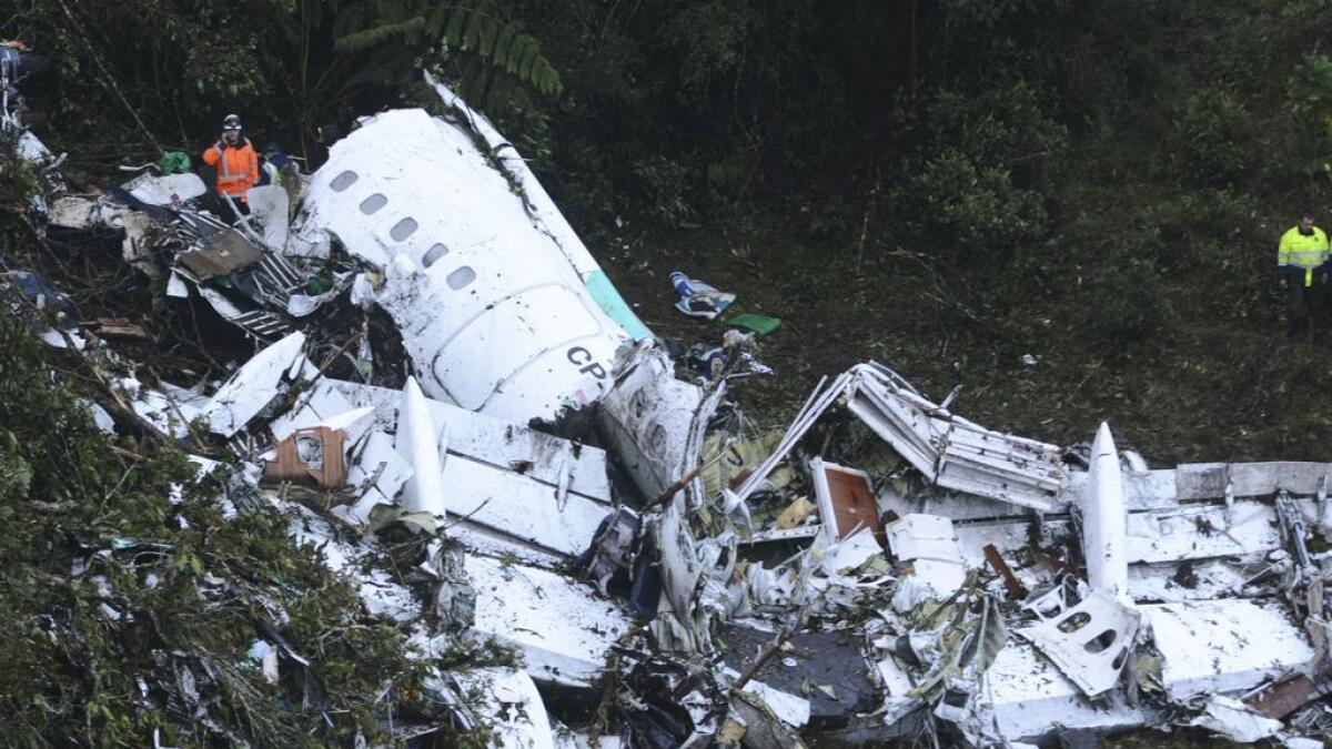 Chilling recording reveals how Brazilian team Chapecoenses flight crashed