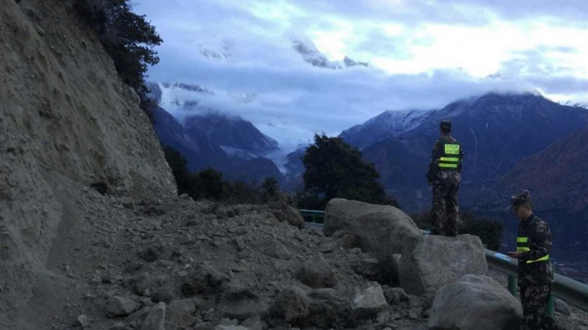  Strong 6.9 magnitude earthquake hits Tibet near India-China border