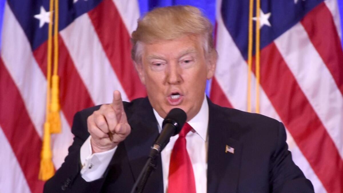Trump faces Fake News Awards flak