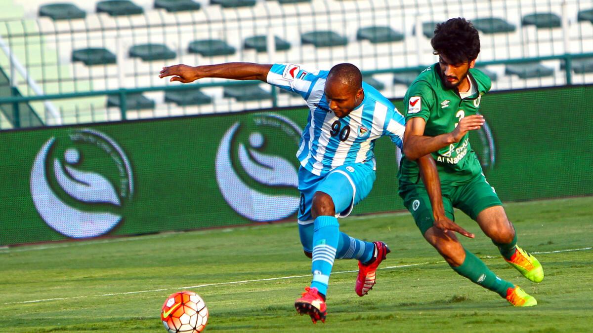 Action from the AGL match between Al Shabab and Dibba recently. 