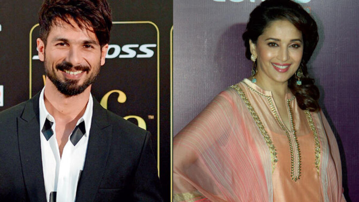 Shahid Kapoor to replace Madhuri Dixit...