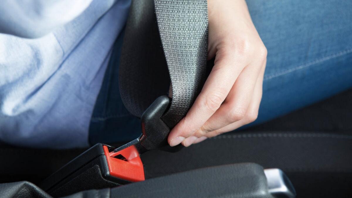 Over 22,000, drivers, fined, buckling up, Abu Dhabi, 6 months