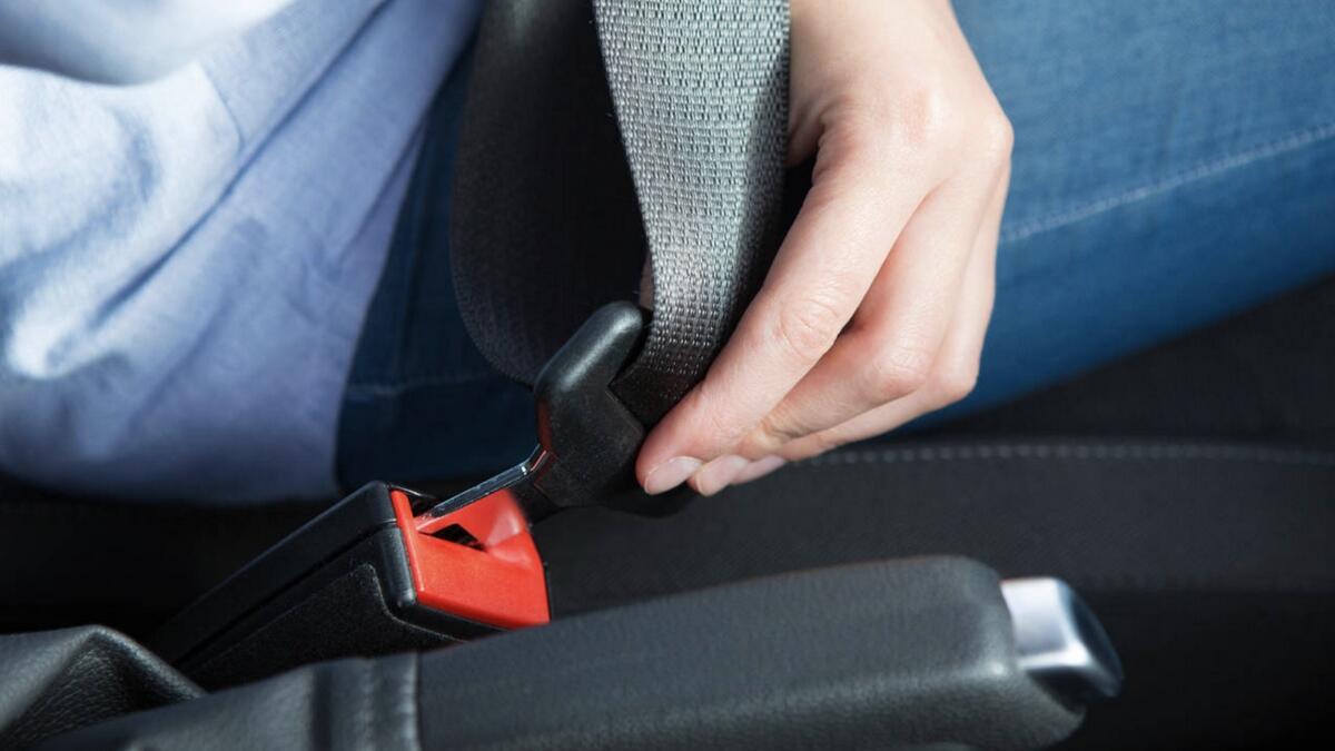 Over 22,000, drivers, fined, buckling up, Abu Dhabi, 6 months