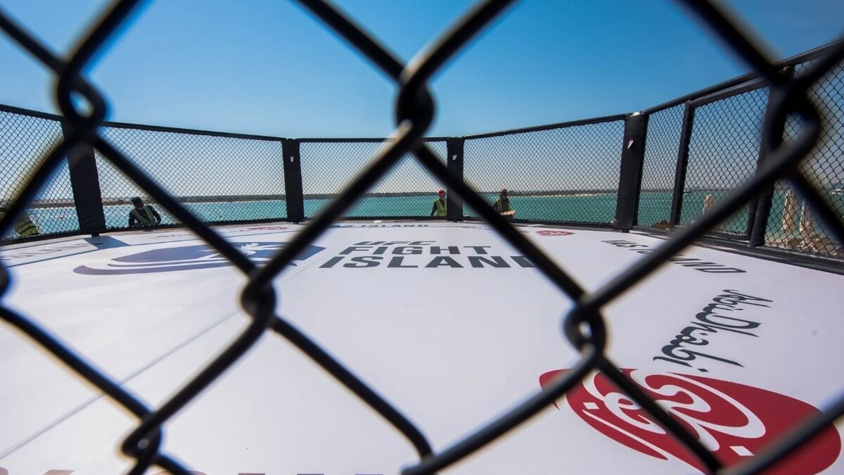 The UFC Fight Island on Yas Island in Abu Dhabi. - Supplied photo