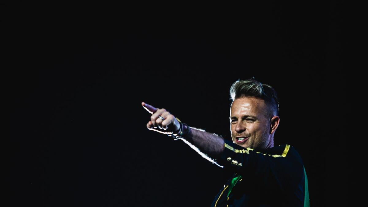Nicky performs at Dubai's Coca-Cola Arena in 2019