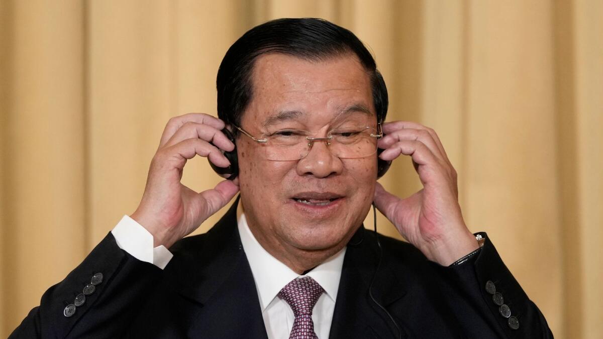 Cambodia’s Prime Minister Hun Sen. — AP file