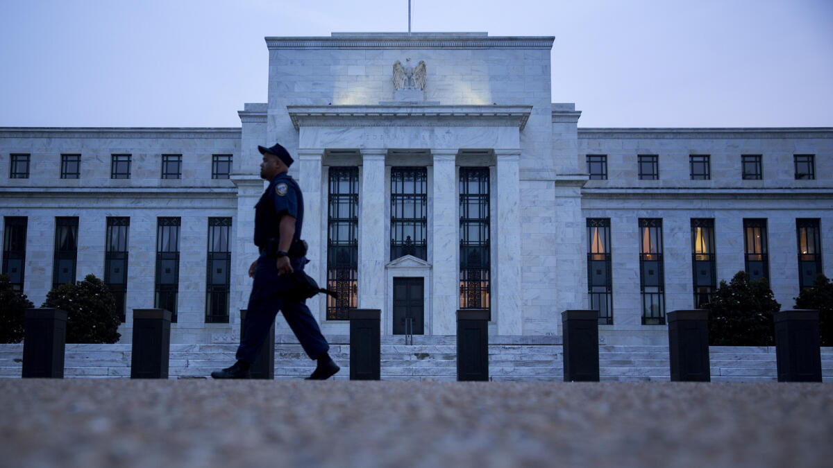 The Federal Reserve building in Washington, DC. The December 13-14 meeting will cap a volatile year that saw the central bank respond to the fastest outbreak of inflation since the 1980s. - File photo