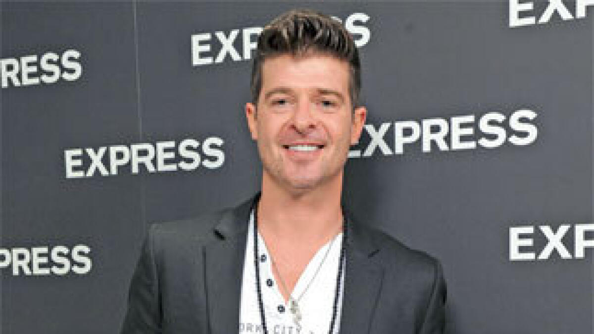 Music therapeutic for Robin Thicke