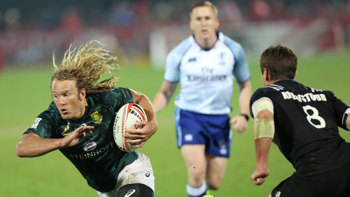 South Africa storm to Dubai Rugby Sevens title